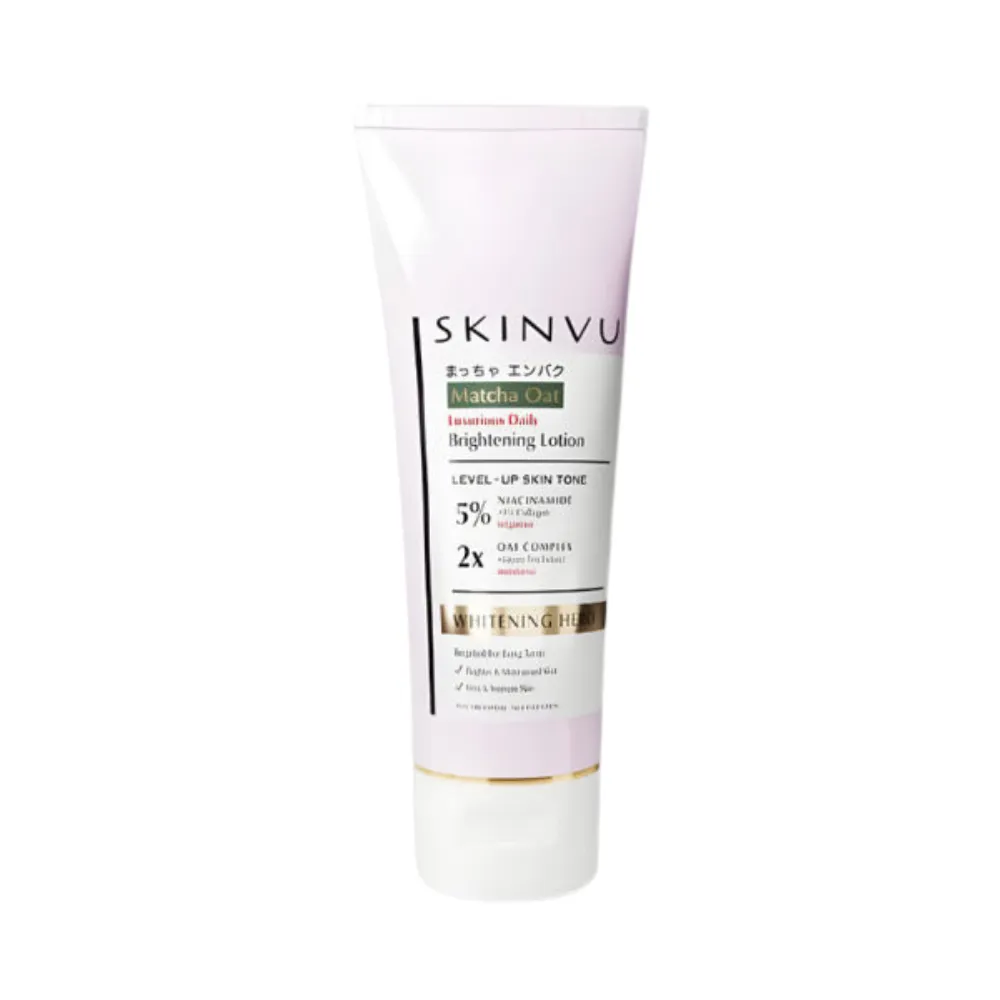 SKINVU Whitening Serum Infused Matcha Oat Body Lotion