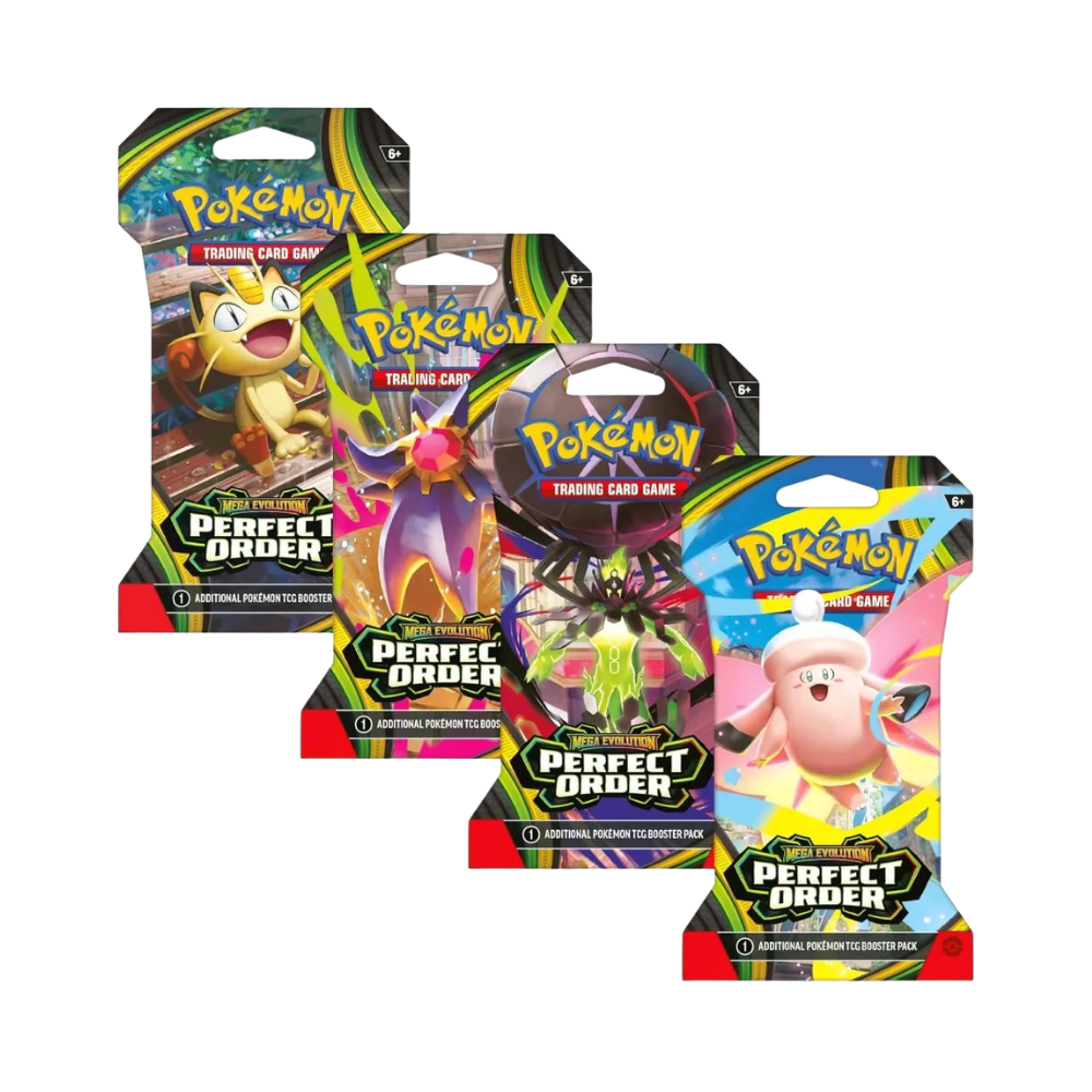 Pokemon TCG: Mega Evolutions - Perfect Order Sleeved Booster - RANDOM SINGLE (1 PACK BOOSTER)