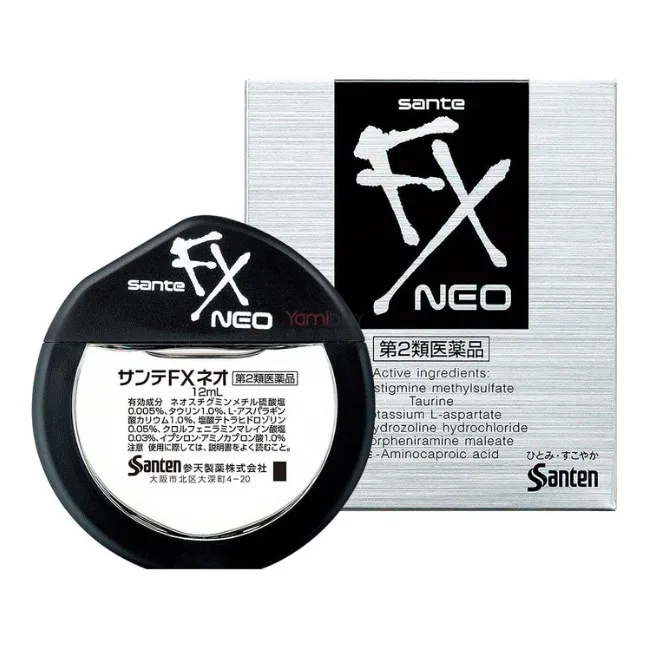 SANTEN FX Neo 12ml Eye Drops Tetes Mata - Tear Drops / asli jepang 100%