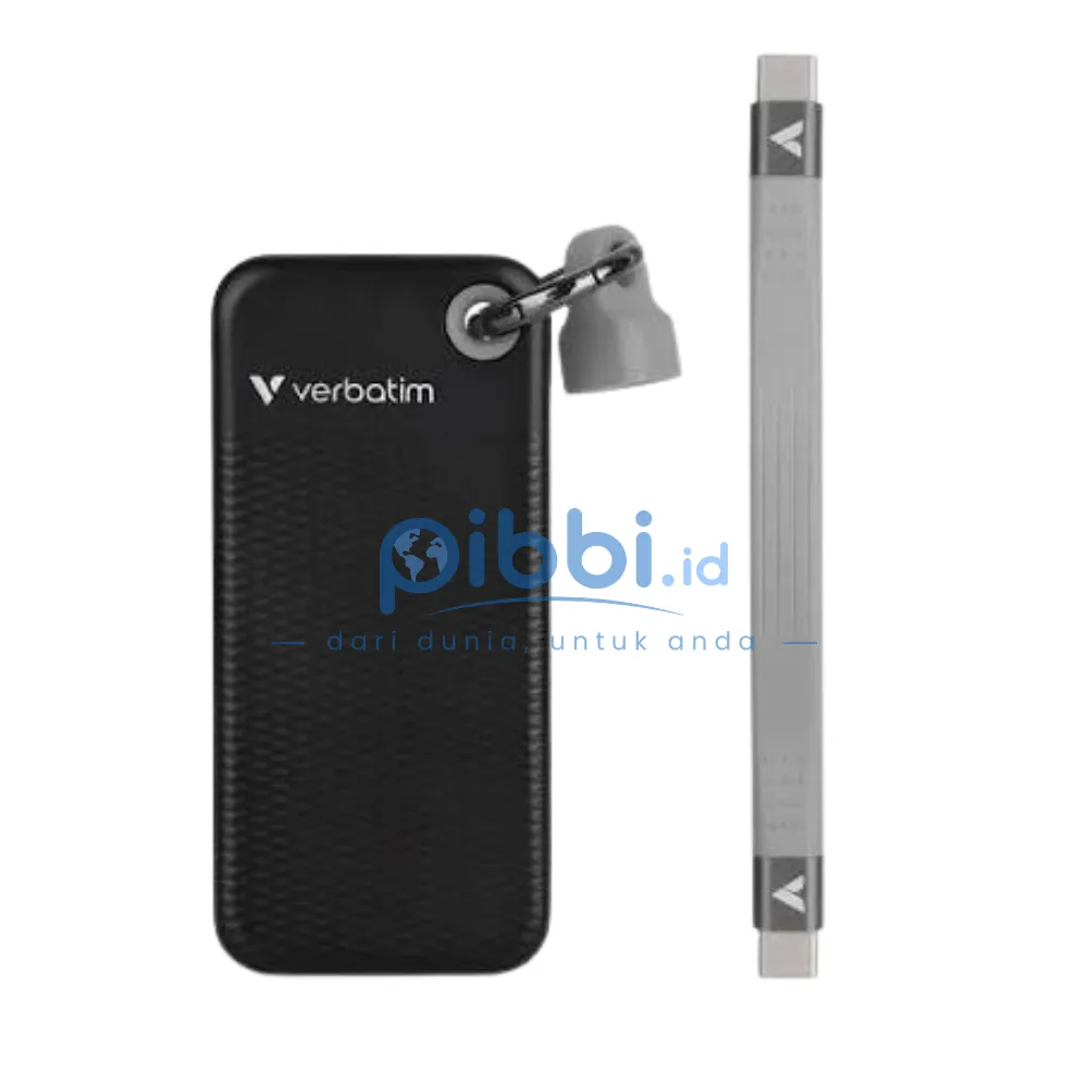 VERBATIM SSD POCKET WITH KEYRING CABLE ATTACHMENT 1 TB 1000Mb/s