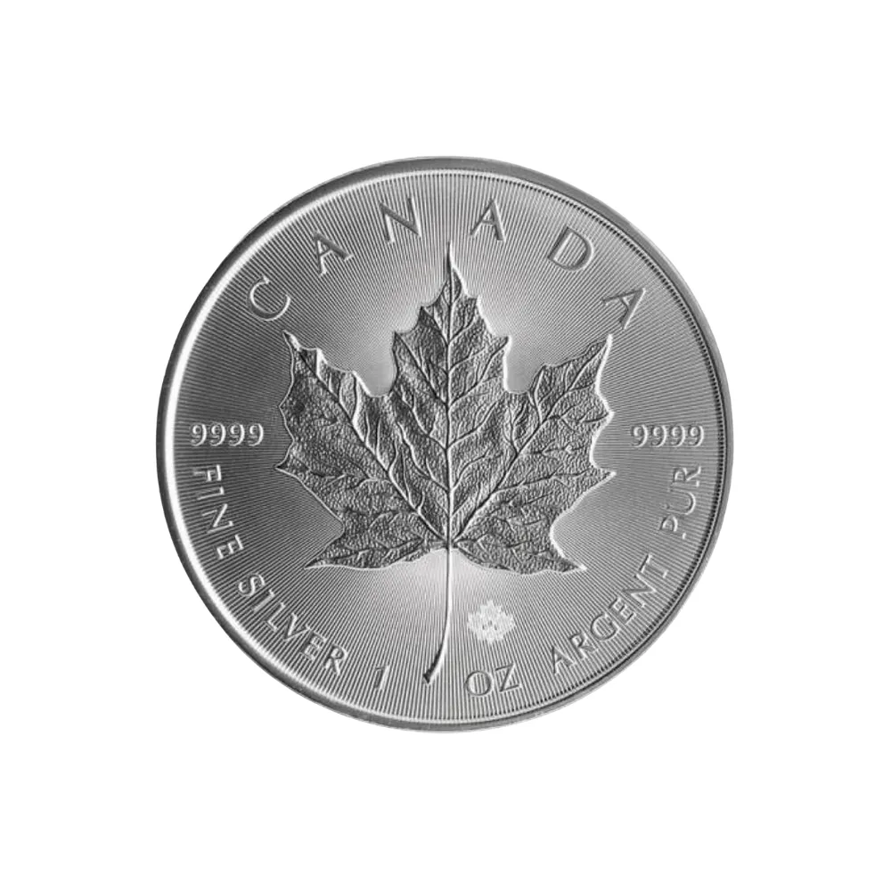 Silver Coin Canadian Maple Leaves 1 Troy Ounce 31.1gram - 2021 - 2024