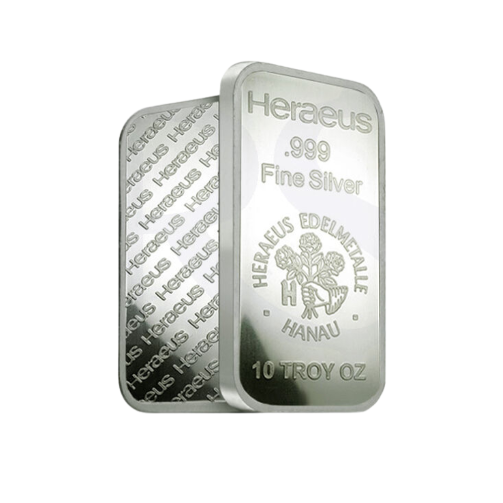 Silver Bar Heraeus 10 oz 311gr (Model Baru)
