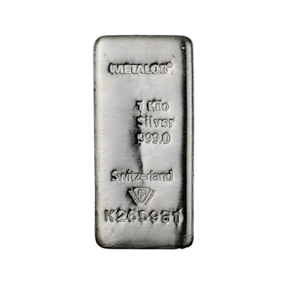 Silver Bar Metalor 1kg