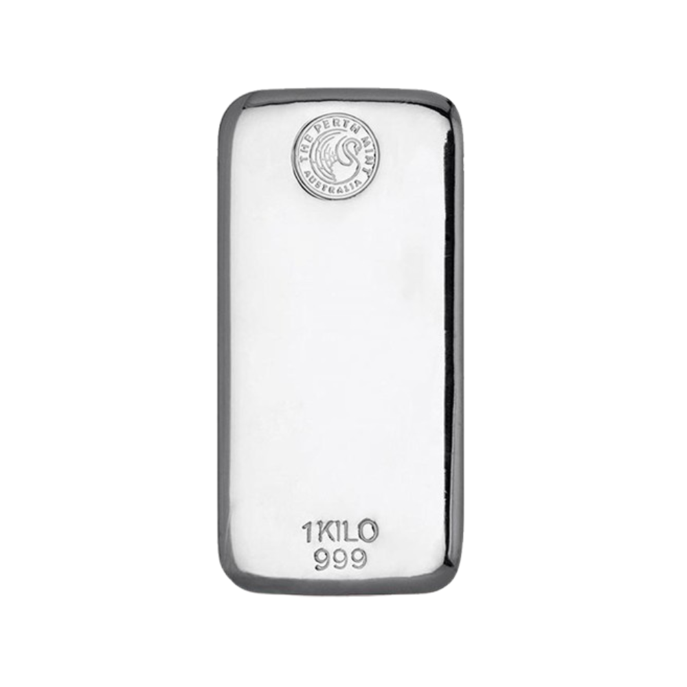 The Perth Mint Silver Bar 1kg