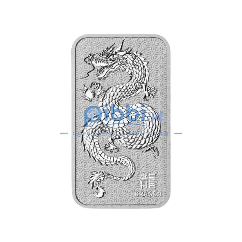 Silver Bar Perth Mint Silver Dragon Bullion Bar 2025 1 Oz