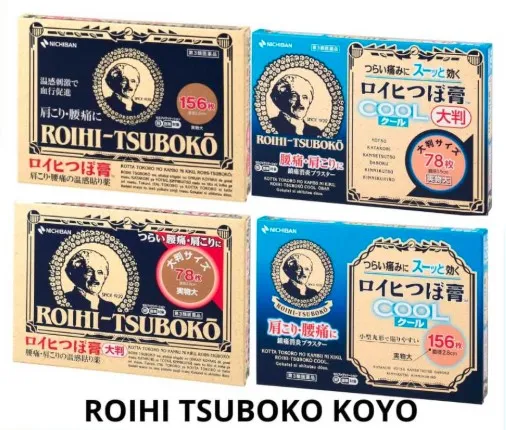Roihi tsuboko Koyo - Hot Cold Koyo Japan - Pereda Nyeri & Pegal Pegal 100% Original Jepang