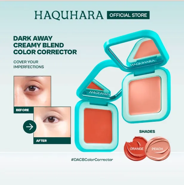 Haquhara Dark Away Creamy Blend Color Corrector - Concealer / Orange & Peach