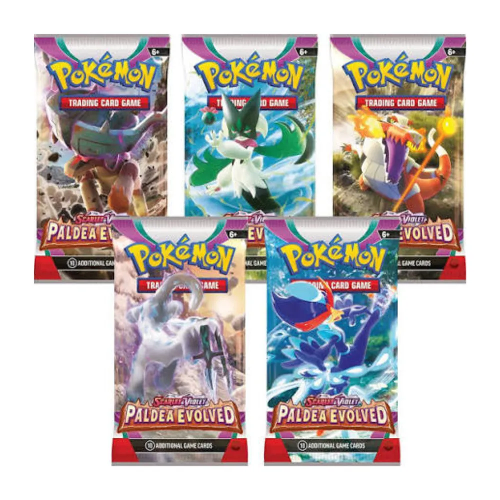 Pokemon TCG Paldea Evolved BOOSTER PACK - ORIGINAL UK ( Inggris )