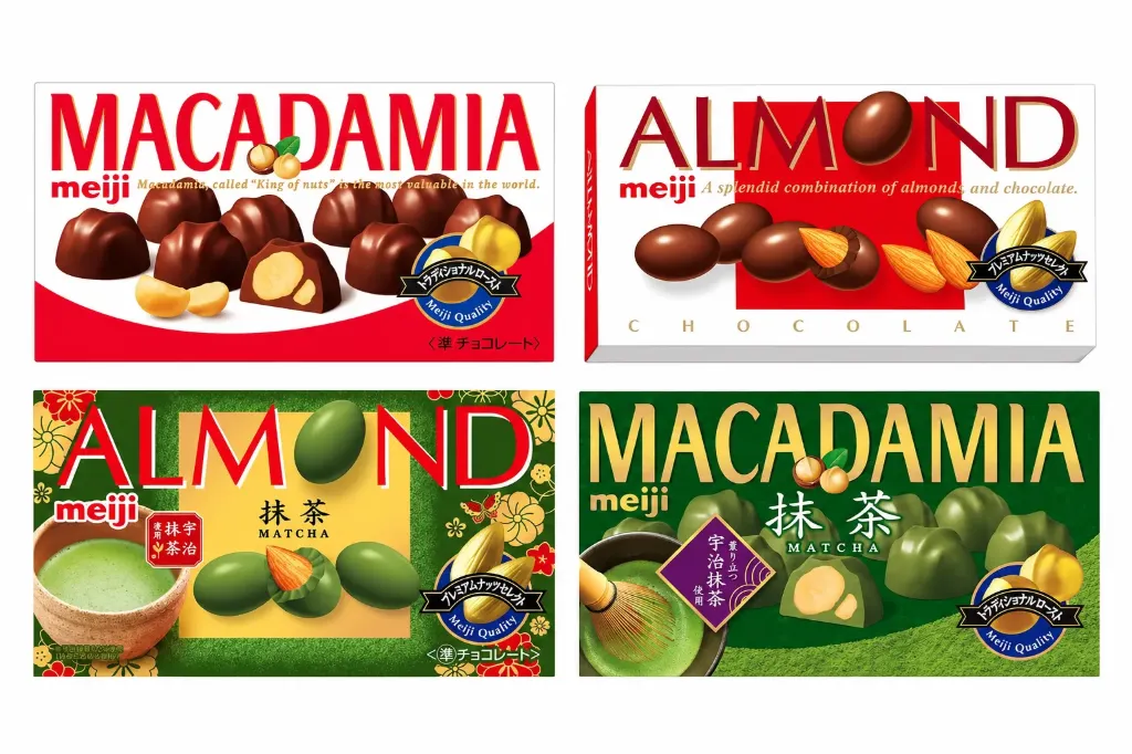 Meiji Almond Chocolate – Cokelat Meiji Kacang Almond dan Macademia | Original Jepang