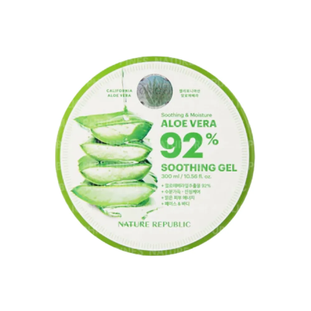 Nature Republic Aloe Vera Soothing Gel 92% 300g (Hologram)