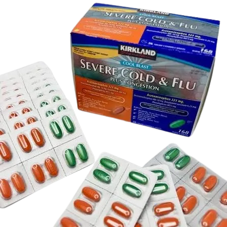 kirkland cool blast severe cold and flu (1strip isi 6