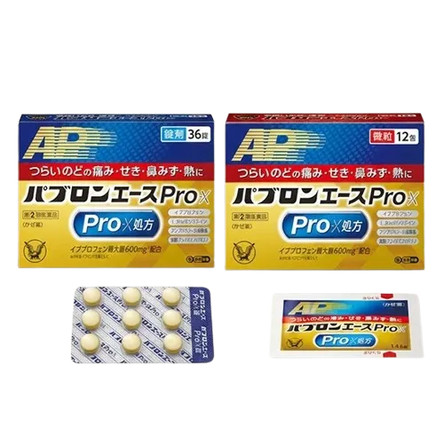 Pabron Ace Pro-X Mengatasi Sakit Tenggorokan Batuk Pilek Demam Original - 36 Tablet & 12 Sachet Powder (Pabron Pro-X 12 Powder)