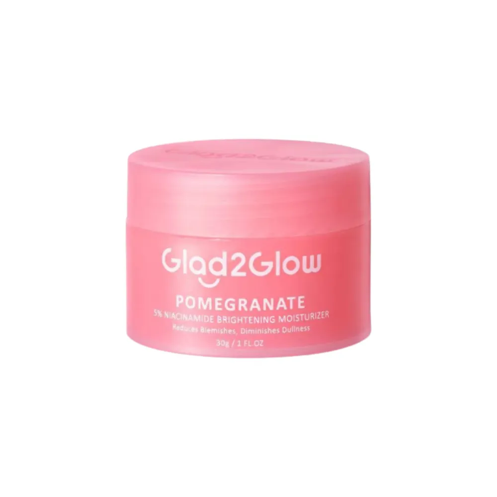 GLAD2GLOW Pomegranate 5% Niacinamide Brightening Moisturizer