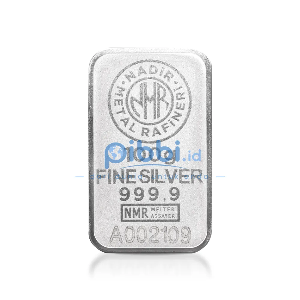 Nadir Turkey Bar Silver Bar Perak Batangan 100 Gram