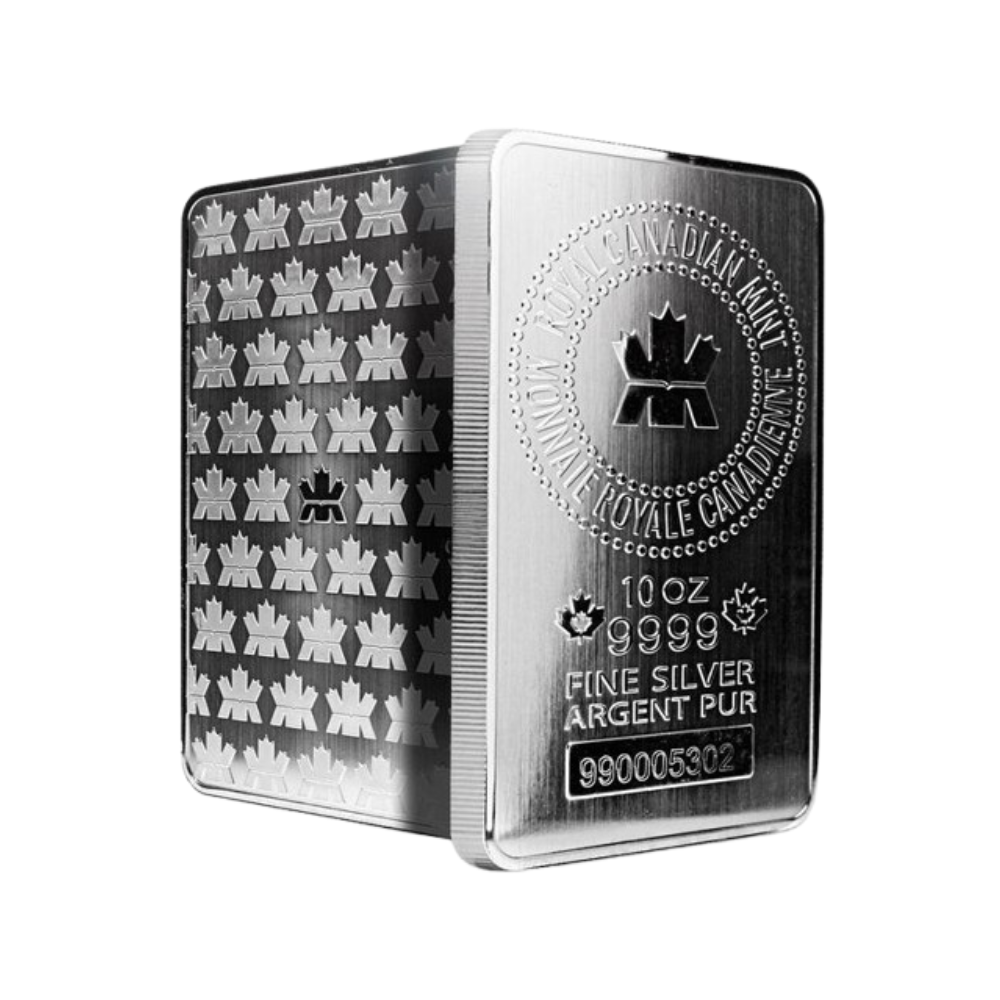 RCM Silver Bar Murni 10 Troy oz