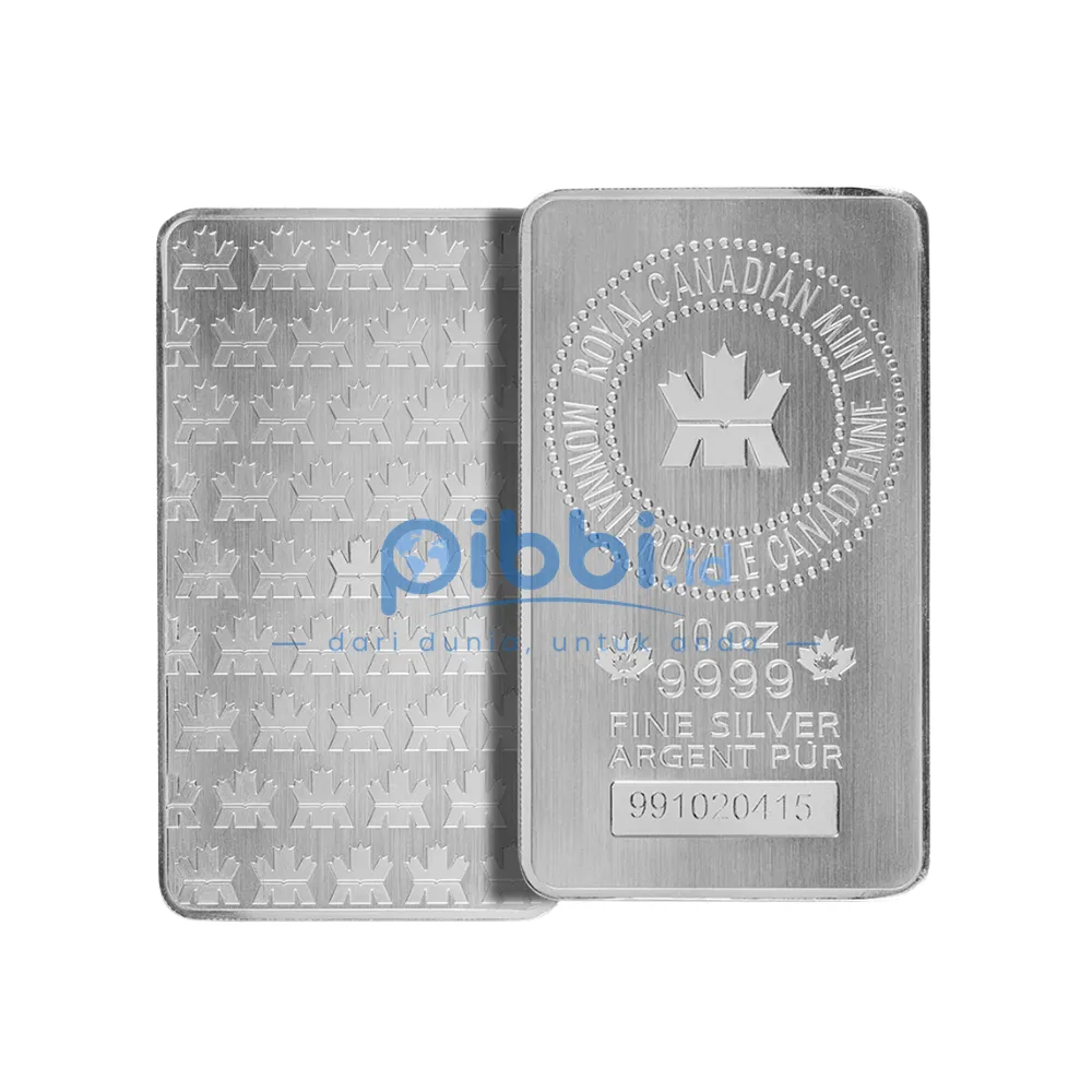 RCM Silver Bar Perak Batangan Murni 10 Oz