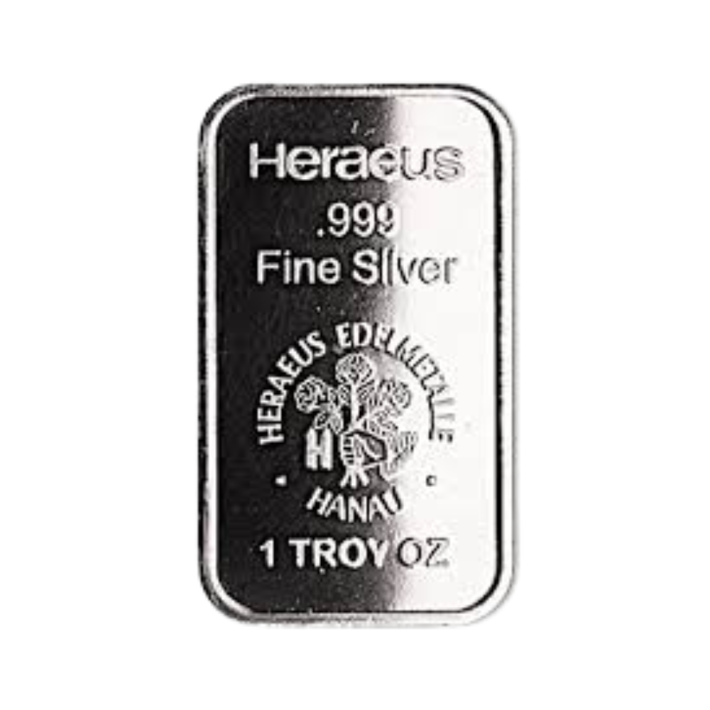 Heraeus 1 oz Silver Bar