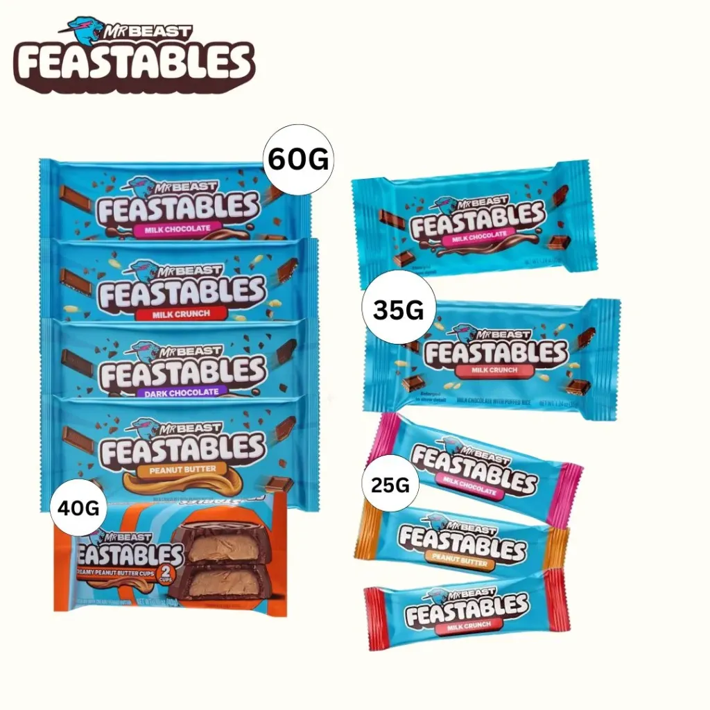 MR BEAST Feastables - Milk Crunch 35g (Milk Chocolate 35g)