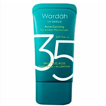 Wardah UV Shield Acne Calming Sunscreen Moisturizer (SPF 35) 35ml