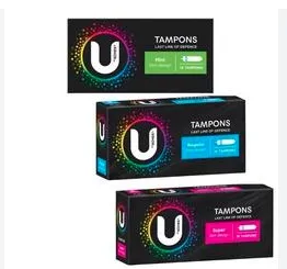 ( 1 PCS ) U by Kotex Slim Tampons Mini Reguler | Pembalut Wanita Desain Slim Last Line of Defence