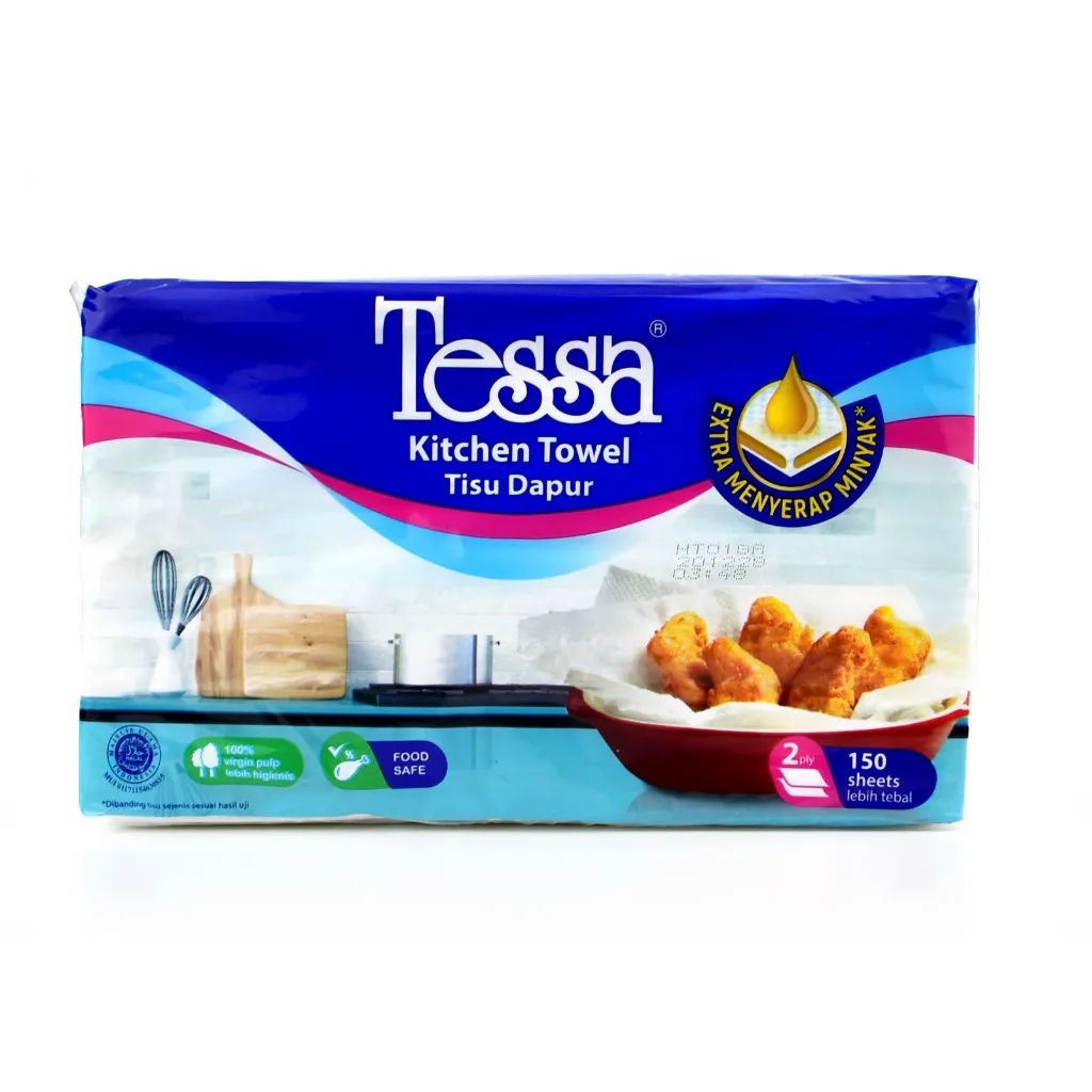 Tissue Tessa Towel Fold 150sheets 2ply (THSN01)