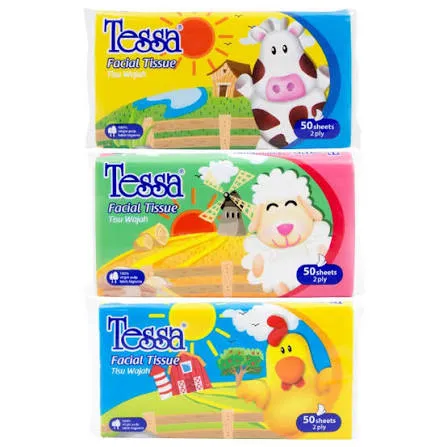 Tissue Tessa GT Facial Travel Pack 50sheets 2ply | TP11